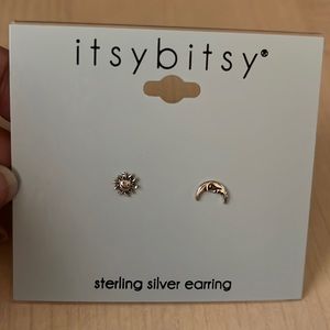 Sterling silver moon and sun